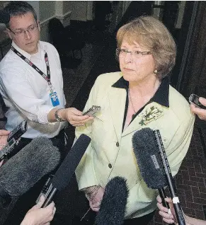 ??  ?? MLA Vicki Huntington felt compelled to end her anonymity as the source of the Liberal privacy breach revelation after the NDP was accused of hacking the Liberal website. — VICTORIA TIMES COLONIST FILES