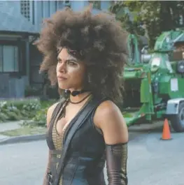  ?? PHOTOS BY 20TH CENTURY FOX ?? Zazie Beetz as Domino in “Deadpool 2.”