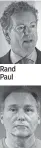  ??  ?? Rand Paul Rene Boucher