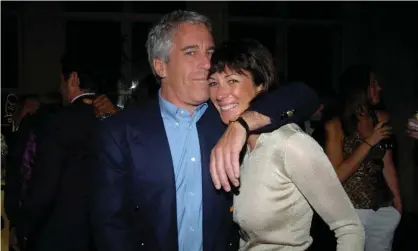  ?? ?? Jeffrey Epstein and Ghislaine Maxwell at a Wall Street event in 2005. Photograph: Patrick McMullan/Getty Images