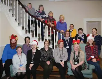  ??  ?? Staff getting into the Christmas spirit at the Cork County Council Offices in Annabella.