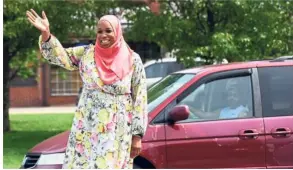  ??  ?? Changing times: Amatul-Wadud is part of a groundswel­l of women and progressiv­e Democrats running for office this year.