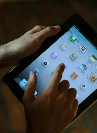  ?? TI-PRESS ?? Tablet e smartphone sempre più diffusi