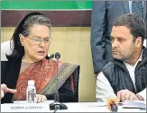  ?? SONU MEHTA/HT ARCHIVE ?? Sonia Gandhi took charge of the party in 2019 when Rahul Gandhi resigned following the Congress’s debacle in that year’s national elections.