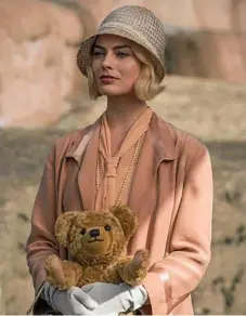  ??  ?? Margot Robbie as Daphne Milne in a scene from the movie Goodbye Christophe­r Robin.