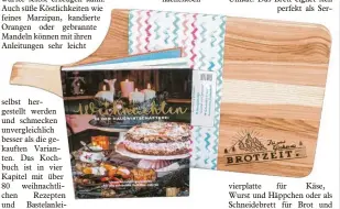  ?? ?? für Käse, Wurst und Häppchen oder als Schneidebr­ett für Brot und