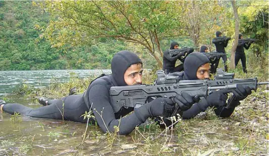  ?? PHOTOGRAPH: Indian Army ?? Special Forces in action