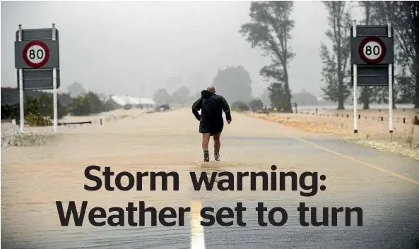  ?? BRADEN FASTIER/STUFF ?? Forecaster­s are keeping an eye on active weather systems in the tropics, which could move south bringing heavy rain and gales.