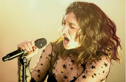  ?? GEORGE HEARD/STUFF ?? Lorde cancelled her shows in Israel after acknowledg­ing an open letter from two Kiwi women urging her to boycott the Jewish country.