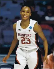  ?? ELSA – GETTY IMAGES ?? Kiana Williams scored 16 points to help Stanford advance to the Elite Eight with its victory over Missouri State.