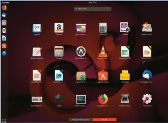  ??  ?? L’interface d’Ubuntu vient de changer avec la version 18.04, elle gagne en modernité au passage.