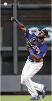  ?? Jon Shapley / Staff photograph­er ?? The Astros soon will give Yordan Alvarez some playing time in left field after he made his debut as their DH.