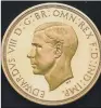  ??  ?? ON DISPLAY: The rare Edward VIII gold sovereign, part of a set, was never issued.