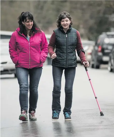  ?? CREDIT: ROB NEWELL ?? Heather Skuse, with daughter Sara, who has special needs and will be finishing high school this year.