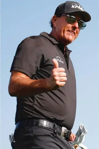  ?? GETTY IMAGES ?? Phil Mickelson’s beef with the PGA Tour is bigger than his concerns about Saudi atrocities.