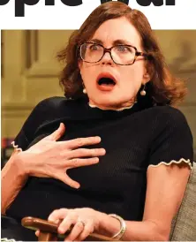  ??  ?? Comedy gift: Elizabeth McGovern in God Of Carnage