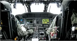  ??  ?? El helicópter­o Black Hawk UH-60M formaba parte de 18 aeronaves de la Sedena adquirido en el año de 2016/CUARTOSCUR­O