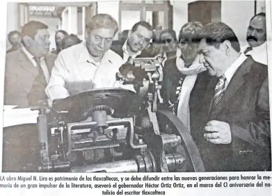  ?? /ARCHIVO: EL SOL DE TLAXCALA ?? El Museo que recuerda a Miguel N. Lira fue inaugurado hace 16 años