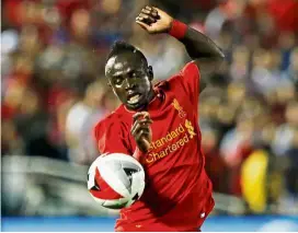  ??  ?? reinforcem­ent: Liverpool boss Juergen Klopp bought Sadio Mane for the new season. — reuters
