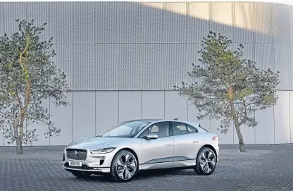  ??  ?? The 2020 Jaguar I-Pace has faster charging and a new infotainme­nt system.