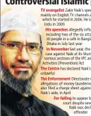  ??  ?? TV evangelist His speeches In November The Centre The Enforcemen­t For failing
