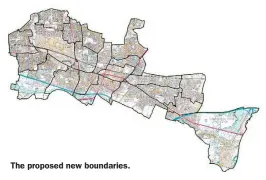 ?? ?? The proposed new boundaries.