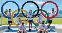  ?? MANOELA PENNA/COB ?? Time Brasil. Atletas chegam à Vila Olímpica de Tóquio