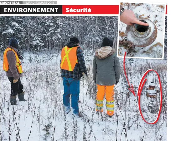  ?? PHOTO COURTOISIE ?? Des groupes citoyens de chasseurs de puits, comme celui en mortaise, ont localisé et inspecté davantage de puits de pétrole et de gaz que les inspecteur­s profession­nels du ministère de l’Énergie et des Ressources naturelles du Québec.