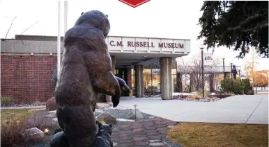  ??  ?? An outdoor view of the C.M. Russell Museum in Great Falls, Montana.