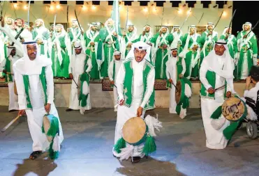  ??  ?? Saudi Arabia’s rich heritage will be the focus of the National Day celebratio­ns in Madinah. (SPA)