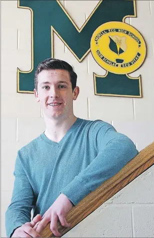  ?? JIM DAY/THE GUARDIAN ?? Shane Pendergast of Tracadie Cross is in the running for a scholarshi­p worth up to $100,000. He says the scholarshi­p would “be amazing” in his desire to study film at a top university.