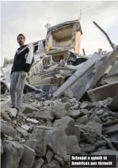  ??  ?? Rrënojat e qytetit të Amatrices pas tërmetit