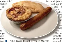  ?? ?? The Town Street Fryer in Marple Bridge also serves up a range of homemade pies