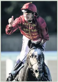  ??  ?? ROAR POWER Oisin Murphy and QEII hero Roaring Lion