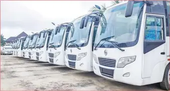  ?? ?? CNG-powered vehicles manufactur­ed by Innoson