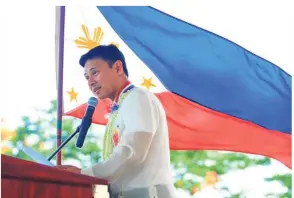  ?? — MARK PIMENTEL ?? Juan Edgardo Manalang Angara, widely known as ‘Sonny Angara’, is a Filipino politician running for the senatorial elections on May 13, 2019.