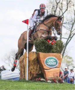  ??  ?? Vermiculus posts his first CCI4* completion in fifth for Lauren Kieffer