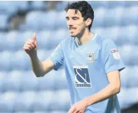  ?? Darren Quinton ?? Peter Vincenti arrived at Macclesfie­ld after spending a year at Coventry City