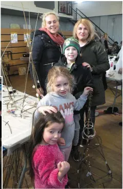  ??  ?? Sienna, Bernie Casserly, Dylan Aherne, Linda Aherne and Bernie Casserly enjoying Biddy’s Day on Saturday.