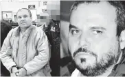  ?? AFP Y TWITTER ?? ‘El Chapo’ Guzmán (izq.), Jesús Zambada (der.).