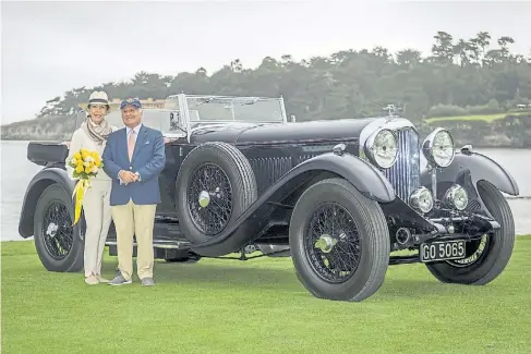  ??  ?? Ganador. Este Bentley 8 Litros de 1931 fue el “Auto de la Muestra” y se convirtió en el primer modelo de la marca en conseguirl­o.