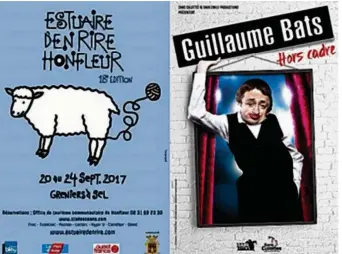  ??  ?? Allez partager vos rires avec Guillaume Bats jeudi à Honfleur.