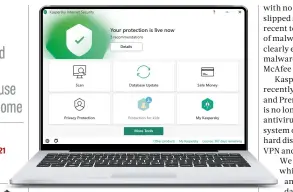  ?? ?? Kaspersky still offers sound antivirus protection