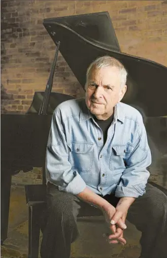  ?? Carolyn Cole Los Angeles Times ?? COMPOSER John Kander says “channeling” his ex-partner, the late Fred Ebb, helps his writing.