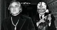  ?? ?? Wild ones: Ron Galella follows Brando in 1974