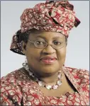  ??  ?? Dr Ngozi Okonjo-lweala