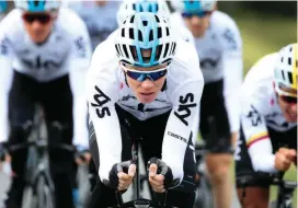  ?? FOTO ?? Chris Froome espera salir airoso de esta situación y así seguir luchando para agrandar su palmarés.