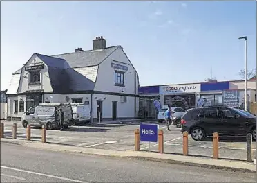  ?? ?? Spice Lounge in Coxheath reopened earlier this month after 10 months for refurbishm­ent and the new Tesco Express store to be built. Right, owner Anhar Ali