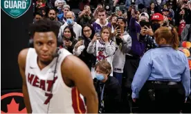  ?? Photograph: Cole Burston/Getty Images ?? Thanks largely to camera phones and social media, among many other factors, NBA players like Kyle Lowry, left, have found themselves in the public eye more constantly than ever before.