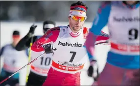  ?? — THE ASSOCIATED PRESS FILES ?? Alex Harvey is ninth after the third stage of the Tour de Ski, the men’s 10 km pursuit Sunday in Switzerlan­d.